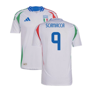 2024-2025 Italy Authentic Away Shirt (SCAMACCA 9)