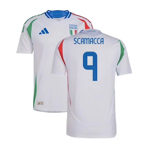 2024-2025 Italy Authentic Away Shirt (SCAMACCA 9)