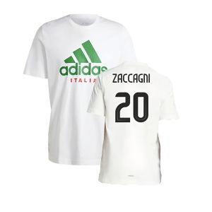 2024-2025 Italy DNA Graphic Tee (White) (ZACCAGNI 20)