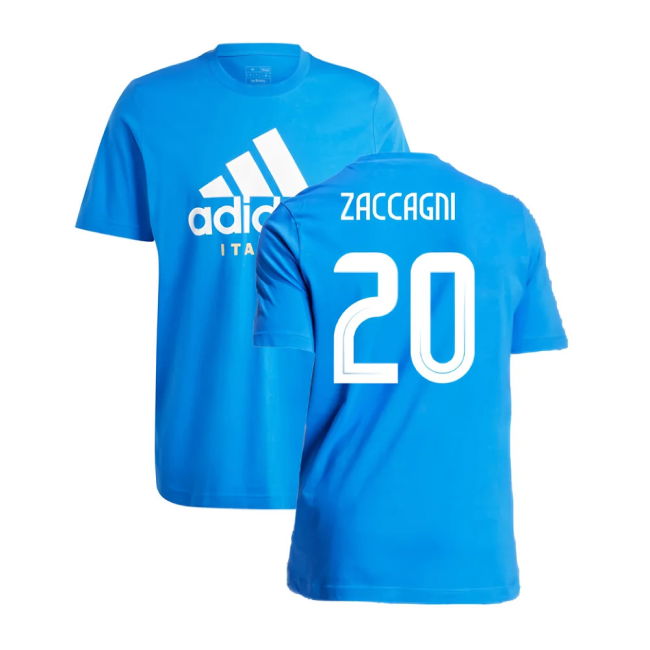 2024-2025 Italy DNA Graphic Tee (Blue) (ZACCAGNI 20)