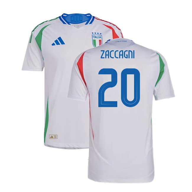 2024-2025 Italy Authentic Away Shirt (ZACCAGNI 20)