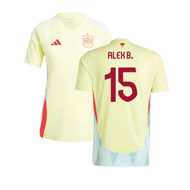 2024-2025 Spain Away Shirt (Ladies) (Alex B. 15)
