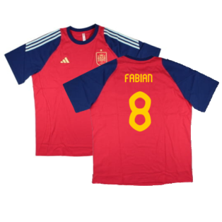 2024-2025 Spain Training Tee (Red) (Fabian 8)