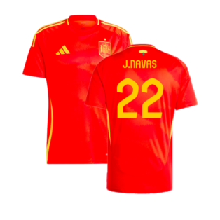 2024-2025 Spain Home Shirt (J.Navas 22)
