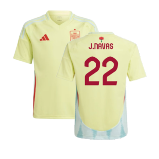 2024-2025 Spain Away Shirt (Kids) (J.Navas 22)