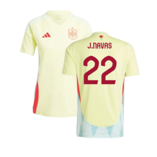 2024-2025 Spain Away Shirt (Ladies) (J.Navas 22)