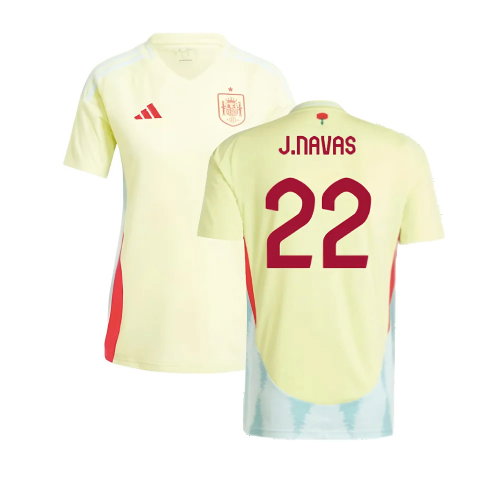 2024-2025 Spain Away Shirt (Ladies) (J.Navas 22)