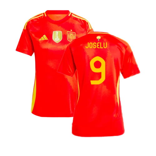 2024-2025 Spain Home Shirt (Ladies) (Joselu 9)