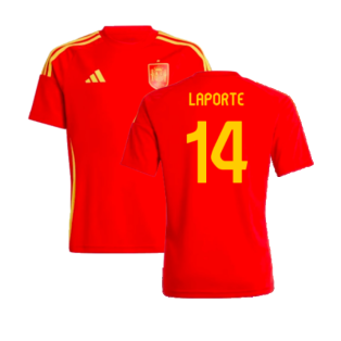 2024-2025 Spain Home Fan Shirt (Kids) (Laporte 14)