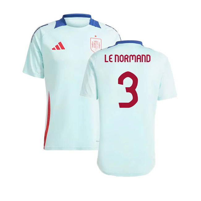 2024-2025 Spain Training Jersey (Halo Mint) (Le Normand 3)