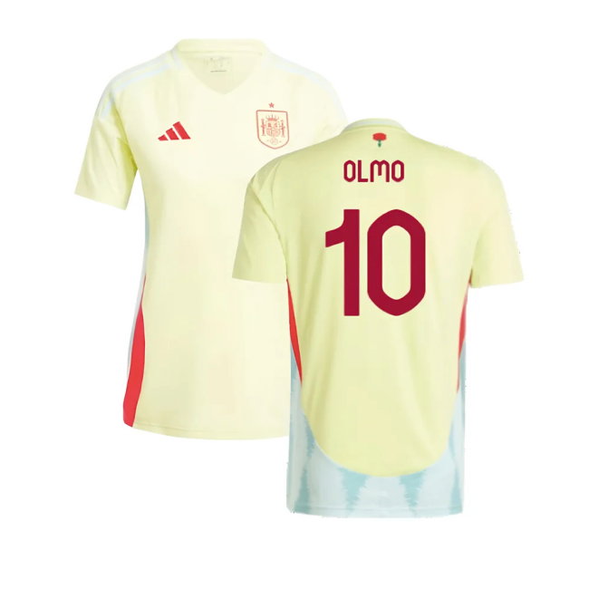 2024-2025 Spain Away Shirt (Ladies) (Olmo 10)