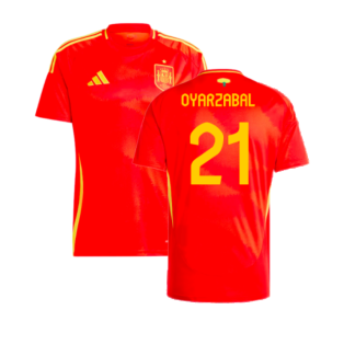 2024-2025 Spain Home Shirt (Oyarzabal 21)