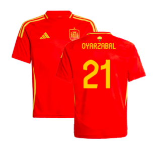 2024-2025 Spain Home Shirt (Kids) (Oyarzabal 21)
