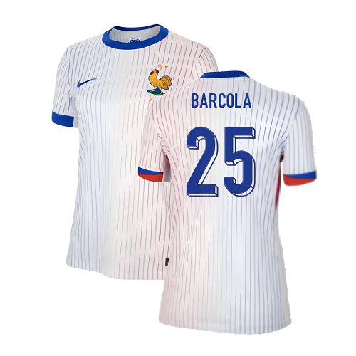 2024-2025 France Away Shirt (Womens) (Barcola 25) 2024-2025 France Away Shirt (Womens) (Barcola 25)
