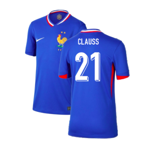 2024-2025 France Home Shirt (Kids) (Clauss 21)