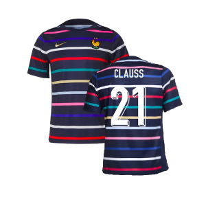 2024-2025 France Academy Pro Home Pre-Match Top (Navy) (Clauss 21)