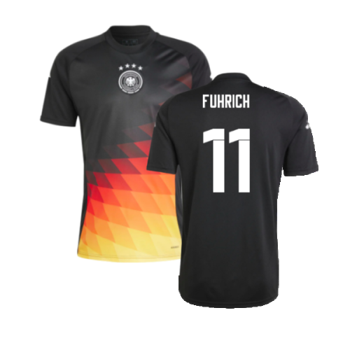 2024-2025 Germany Pre-Match Shirt (Black) (Fuhrich 11)