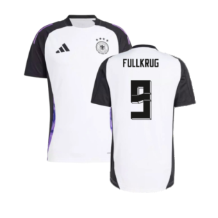 2024-2025 Germany Training Jersey (White) (Fullkrug 9)