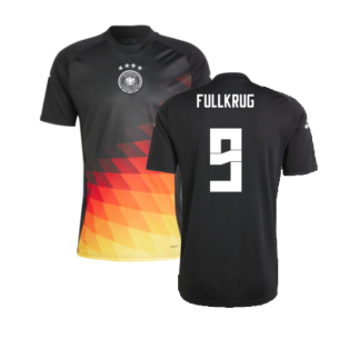 2024-2025 Germany Pre-Match Shirt (Black) (Fullkrug 9)