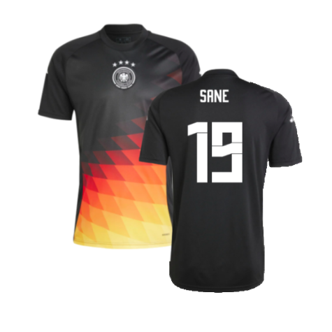 2024-2025 Germany Pre-Match Shirt (Black) (Sane 19)