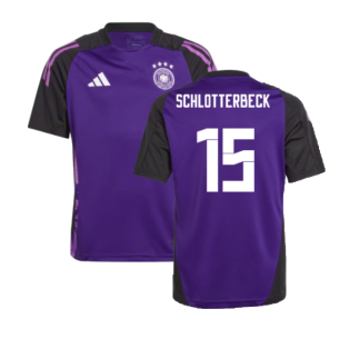 2024-2025 Germany Training Jersey (Purple) - Kids (Schlotterbeck 15)