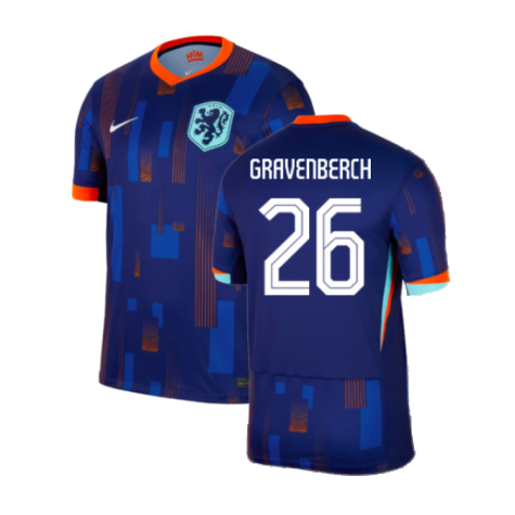 2024-2025 Netherlands Away Shirt (Gravenberch 26)