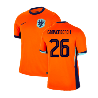 2024-2025 Netherlands Home Shirt (Gravenberch 26)