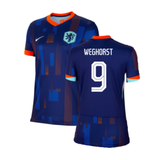 2024-2025 Netherlands Away Shirt (Womens) (Weghorst 9)