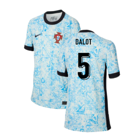 2024-2025 Portugal Away Shirt (Kids) (Dalot 5)