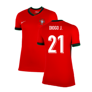 2024-2025 Portugal Home Shirt (Womens) (Diogo J. 21)