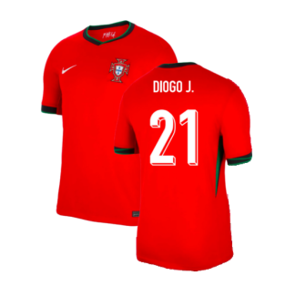 2024-2025 Portugal Home Shirt (Diogo J. 21)