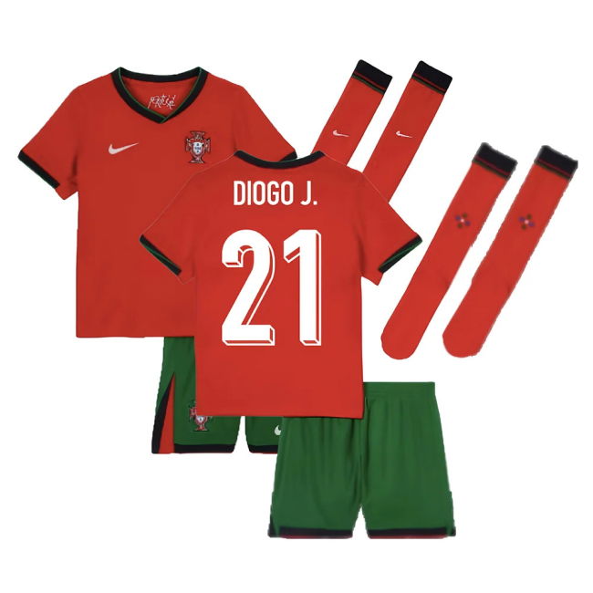 2024-2025 Portugal Home Mini Kit (Diogo J. 21)
