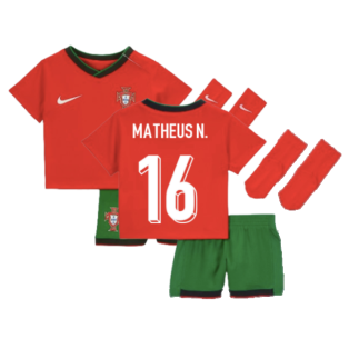 2024-2025 Portugal Home Baby Kit (Matheus N. 16)