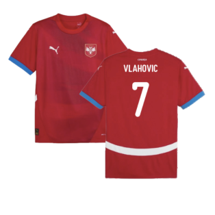 2024-2025 Serbia Home Shirt (Vlahovic 7)