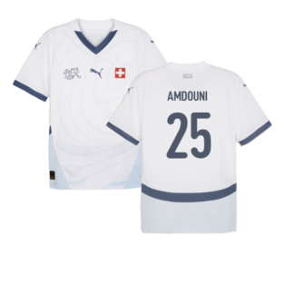 2024-2025 Switzerland Away Shirt (Amdouni 25)