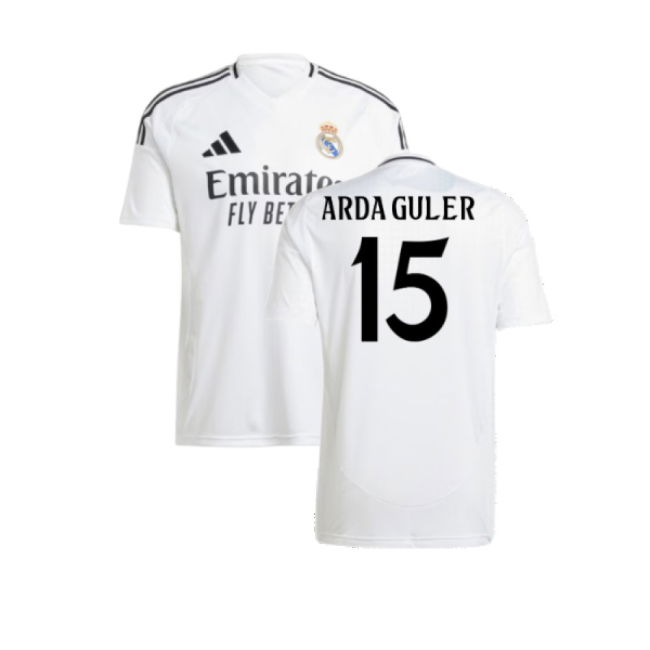 2024-2025 Real Madrid Home Shirt (Arda Guler 15)