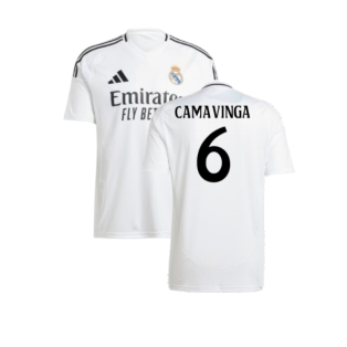 2024-2025 Real Madrid Home Shirt (Camavinga 6)