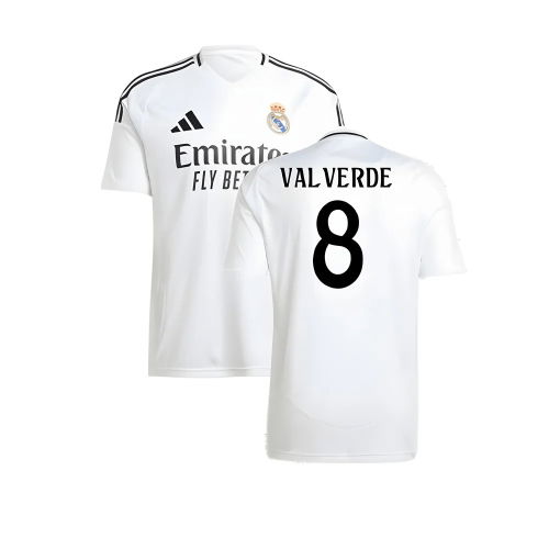 2024-2025 Real Madrid Home Shirt (Valverde 8)