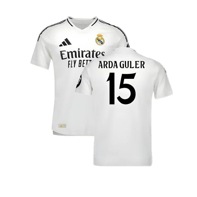 2024-2025 Real Madrid Authentic Home Shirt (Arda Guler 15)