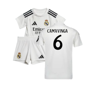 2024-2025 Real Madrid Home Baby Kit (Camavinga 6)