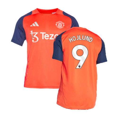 2024-2025 Man Utd Training Jersey (Red) (Hojlund 9)