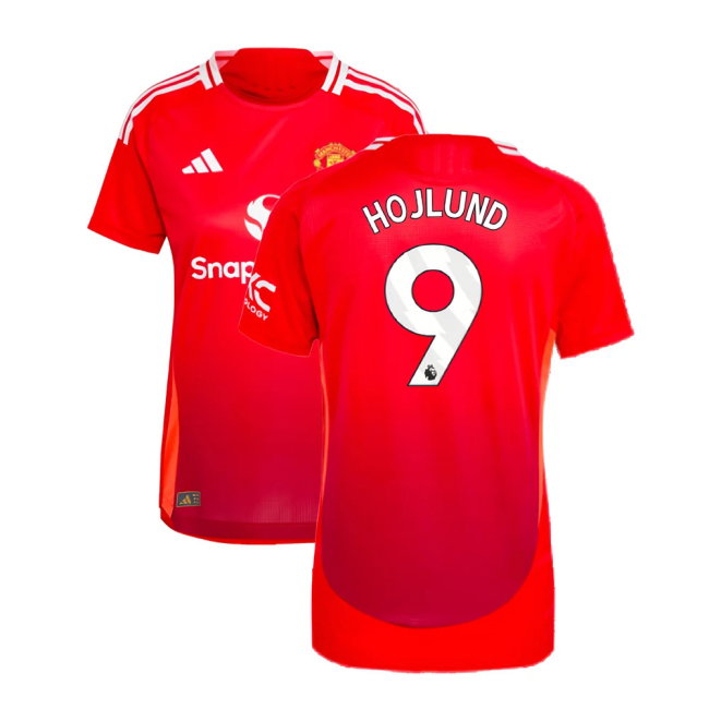 2024-2025 Man Utd Authentic Home Shirt (Womens) (Hojlund 9)
