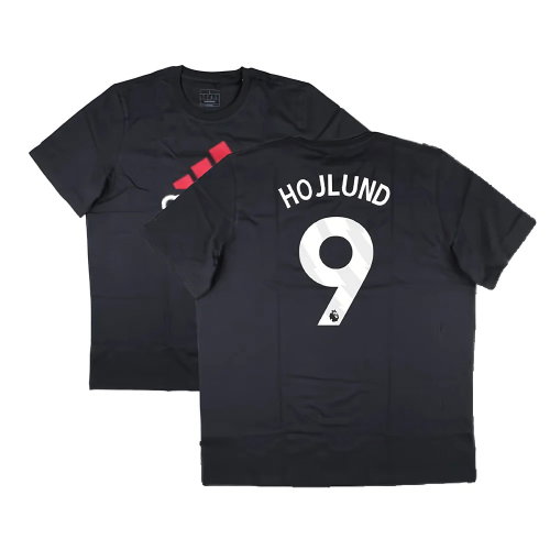 2024-2025 Man Utd Seasonal Graphic Tee (Night Grey) (Hojlund 9)
