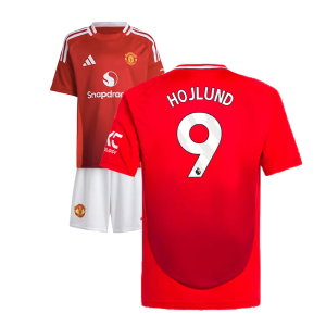 2024-2025 Man Utd Home Mini Kit (Hojlund 9)
