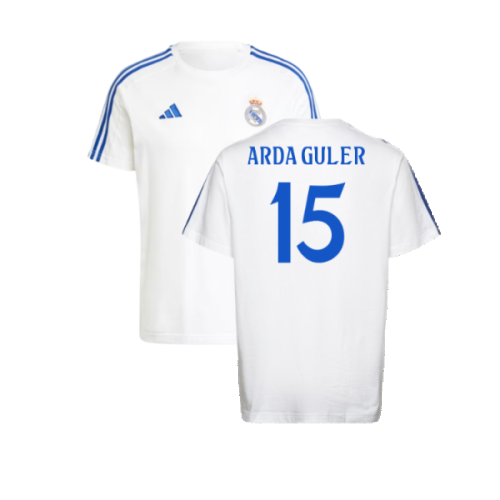 2024-2025 Real Madrid DNA Tee (White) (Arda Guler 15)