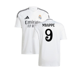 2024-2025 Real Madrid Home Shirt (Mbappe 9)