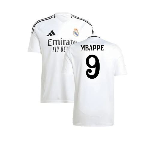 2024-2025 Real Madrid Home Shirt (Mbappe 9)