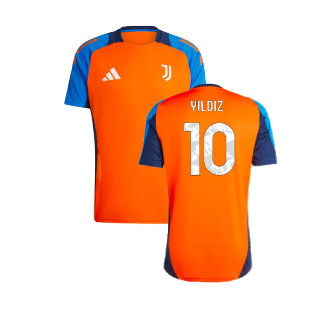 2024-2025 Juventus Training Jersey (Orange) (Yildiz 10)