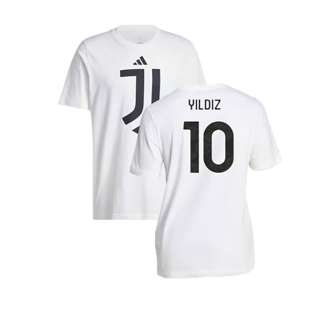 2024-2025 Juventus DNA Graphic Tee (White) (Yildiz 10)