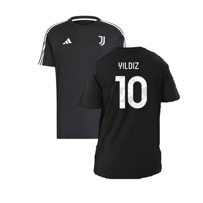 2024-2025 Juventus DNA Tee (Black) (Yildiz 10)